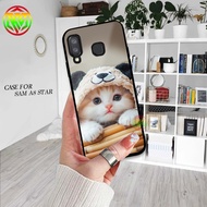 HP Real Case Samsung A8 STAR Latest Motif - Glitter cellphone case - New Case Glossy Samsung A8 Star