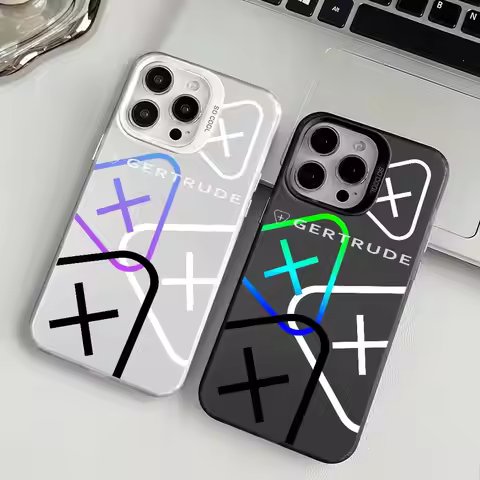 Fashion G-Gertrudes Phone Case For iPhone 16 15 14 13 12 17 Pro Max Independent Metal Button Electro