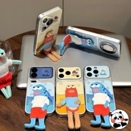 Cute Bikini Bottom Fish Phone Case With Stand For Samsung Galaxy A27 A37 A36 M36 F36 A35 A34 A33 A32