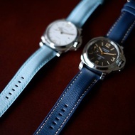 海軍藍山羊皮 Isaac手工錶帶 訂製錶帶 客製錶帶 沛納海錶帶