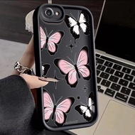For iPhone 6 Plus 6s Plus 7 Plus 8 Plus 5 5s Se 2020 Case Butterfly Angel Eyes Stepped Thin Cover Shockproof Thicken All Inclusive Protection Cases