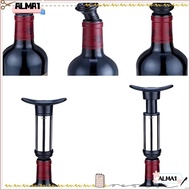 ALMA Wine Stopper Vacuum Pump, Bottle Stopper Stainless Steel Air Lock Aerator, Practical Saver Sealing Keep Wine Fresh Easy to Use Wine Preserver Bar Accessories