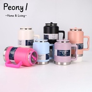 PEONY1 Sports Water Bottles, Stainless Steel Insulated Water Bottle, Portable BPA Free Thickened 2L 