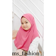 Malay chin hijab for children 0-4 years / Malay jersey chin hijab for children / Malay chin bergo fo