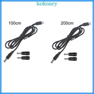 KOK USB C to 5 5x2 1mm 3 5x1 35mm 4 0x1 7mm Power Cable Converter Cord for Routers