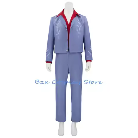 CyDie With A Smile Lady Bruno Mars Cosplay Costume Gaga Blue Fancy Dress Halloween Party Outfit for 