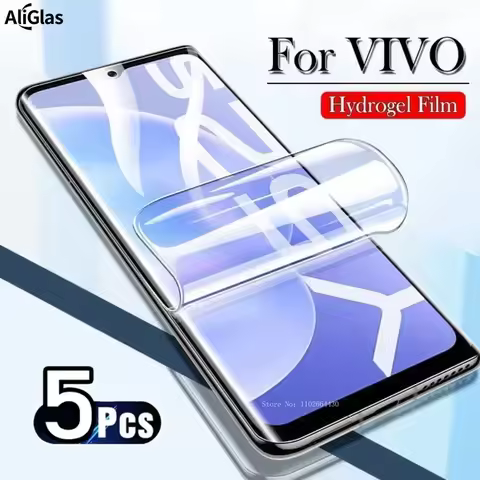 5PCS Hydrogel Film for vivo V60 V50 V40 e V40 SE Pro Screen Protector Soft Film for vivo V60 V50 V40