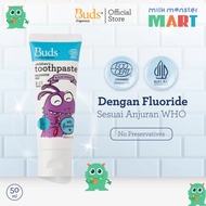 Buds Organics Children Toothpaste with Fluoride Children's Toothpaste/