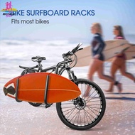 ชั้นวางกระดานโต้คลื่นจักรยานติดตั้งได้ง่ายอะลูมินัมอัลลอยชั้นวางโฟม Longboard