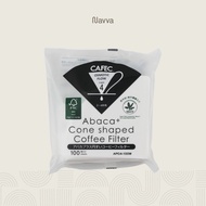 Cafec Abaca+ Osmotic Flow Coffee V60 Paper Filter 02 White 100 P Coffee Filter Paper V60 Filter Pape
