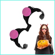 Halloween Red Light Glasses Halloween LED Glasses Scary Red Glowing Eyes LED Glasses Festive Hallowe