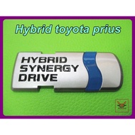 HYBRID LOGO "ALUMINIUM" PLATE For TOYOTA PRIUS // Aluminum Work