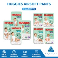 HUGGIES AirSoft Pants & Tape - M/L/XL/XXL, Breathable Diapers, 12-Hour Absorbency