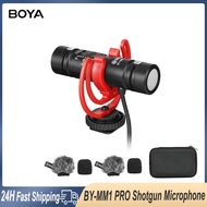BOYA BY-MM1 PRO Video Shotgun Microphone Dual-Capsule Condenser Video Mic for IPhone Android Smartph