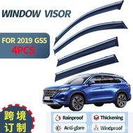 Suitable Chuanqi GS5 Window Rainproof Rainproof Sun Visor Rain Eyebrow GAC GS5 2019+Window visors