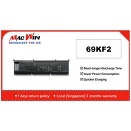 69KF2 86Wh 6-Cell Laptop Battery Replacement for Dell XPS 15 9500 9510 G15 5510 5511 5520 5521 5515 