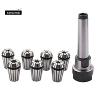 1set MT2 ER20 M10 MTB2 Collet Chuck Morse#2 Taper ToolHolder+7pcs spring collet CNC Milling Extensio