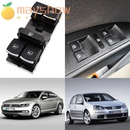 MAYSHOW Window Control Switch, ABS 5ND959857 Car Window Lifter, Modification 8 Pins Chrome Window Switch Button for VW/ Jetta /Tiguan /Golf /GTI MK5 MK6 Passat