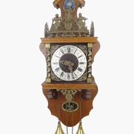 薩恩斯荷蘭 Warmink 掛鐘 復古古董 8 日鍊 (WUBA 榮漢斯時期)