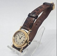 Cartier 1440 Diabolo de Cartier 18K 連金扣 淨錶 石英 QZ Watch only