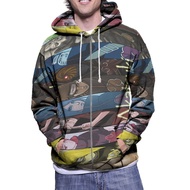 Naruto Akatsuki Hoodie Jacket Zipper Hoodie (Zipper) Fullprint Hoodie Polyester Jersey Material