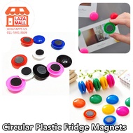 Magnets NOTIS PAPAN Whiteboard / Refrigerator Sticker Circular Plastic Fridge Magnetic 磁铁冰箱  pelekat Magnet Peti Sejuk