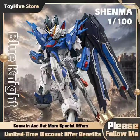 SHENMA Model Blue Knight 1/100 Custom Rising Freedom Mecha GK Modified Full Transformable MA Anime R