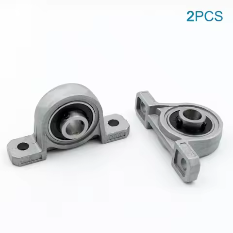 2pcs Zinc Alloy Pillow Block Bearing KP08 KP000 KP001 KP002 KP003 KP004 Bore 8mm 10mm 12mm 15mm 17mm