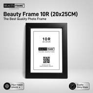 Beauty Frame 10R (20x25CM) Black Minimalist Premium | Black Photo Frame Grade A Poly FiberPOLOS