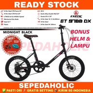 SEPEDA MINION EXOTIC 9788 DX 20 INCH 8 SPEED REM CAKRAM GARANSI 5 TH GARANSI RESMI 5 TAHUN -  bicycl