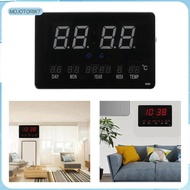 [mojotorw7] Large Led Display Desktop Digital Alarm Clock Bedside Clock Easy to Reads, Display Tempe