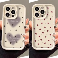Fashion Love Heart Couple Phone Case For OPPO R11 R11S RENO 2 3 4 5 6 Pro Plus cover girl Cute Soft Casing Silicone INS Shockproof