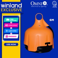 Omni by Winland Heavy Duty Rain-Proof | Weather Proof Power Extension Cord WRE-306