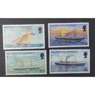 Guernsey, 1972 Mail Boat,  MINT, COMPLETE SET