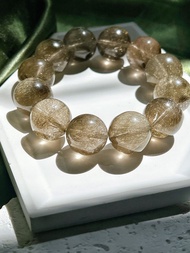 青銅金魔鬼髮晶手串 - 投資運磁場開掛