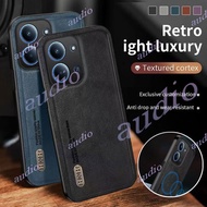 POCO C85 4G Phone Case For Poco C85 PocoC85 4G 2025 Luxury Matte PU Leather Textured Phone Casing Fo