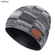 Bluetooth-compatible Music Warm Beanie Hat Wireless Cap Headset Headphone Speaker Mic Hat