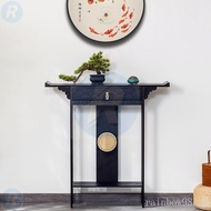 Modern Minimalist New Chinese Style Console Tables Lobby Entrance Cabinet Table Altar Narrow Console Table Wall Table Altar Y3DM