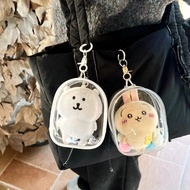 Self-deprecation Bear Cotton Doll Carrier Bag 10cm Usagi & Pochi Outdoor Bag 12cm Dustproof Storage 