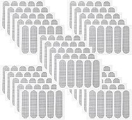 Fly Screen Repair Set 125 Pieces Strong Self-Adhesive Window Door Patch Repair Fibreglass Insect Pro