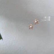 JYNJU [ARLIE] Saltwater Akoya Pearl Earrings (Round 4mm+)