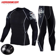 Compression Sportswear Suit Men Fitness Clothes Gym Sports Set Tights Training Clothes Quick-drying Running Rashguard Tracksuit