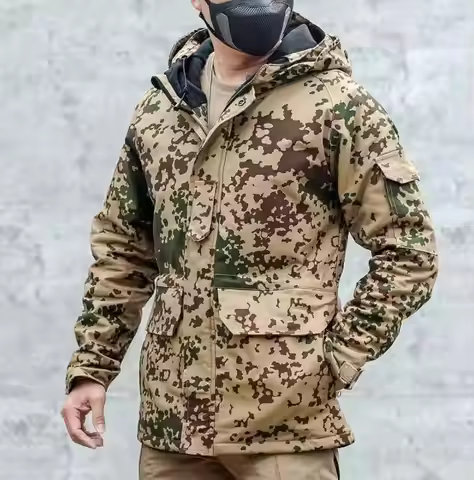 Germany Camouflage Tropentarn Desert Men Coat Winter Jacket