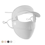 [11GOLF] หน้ากากกันแดด มาพร้อมปีกหมวกกันแดดถอดได้ UV Protection Mask &amp; Visor  Sun Protection รหัส XTJ137