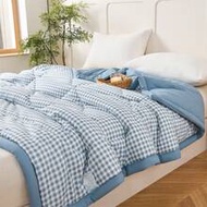 1pc Lightweight Cotton Fiber Quilt, Summer Cooling Quilt, Air Conditioning Quilt