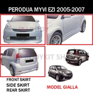 PERODUA MYVI EZI 2005 2007 GIALLA FULL SET BODYKIT PU FRONT SKIRT ,SIDE SKIRT,REAR SKIRT