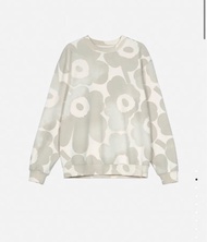 Marimekko Loisto Akvarelli Unikko Kioski light beige white sweatshirt