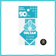Sultan Aquamarine Card Sleeves (45 mm x 68 mm)