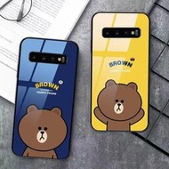 布朗熊小米玻璃殼小米A3 9T紅米Note8 Note7 Note6pro 紅米5手機殼小米Mix2s Max3 小米8