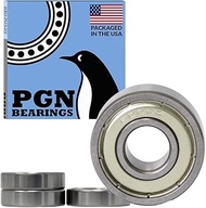 PGN - 6000-ZZ Shielded Ball Bearing - 10x26x8 - Lubricated - Chrome Steel (4 PCS)